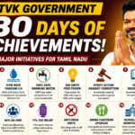 TVK Government Highlights 15 Key Achievements in Its First 30 Days in Tamil Nadu tvk-government-first-30-days-achievements-tamil-nadu